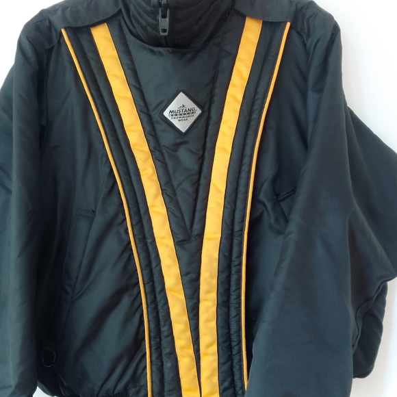 Vintage Mustang Buoyant Snowmobile Wear MA-7062 Mens Size Grand Largue - Picture 3 of 13